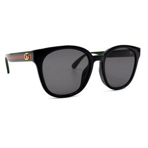 NEW GUCCI GG0855SK 001 BLACK GREEN GREY SUNGLASSES